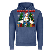 Vintage Denim honking through the snow Vintage Hoodie - Zillion Design Studio