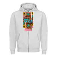 Dove Grey cowgirls don't crty boots hat sunflowers 12 oz can cooler  (slim) Zipper Hoodie - Artiststas