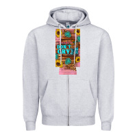 Heather Grey cowgirls don't crty boots hat sunflowers 12 oz can cooler  (slim) Zipper Hoodie - Artiststas