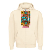 Sandshell cowgirls don't crty boots hat sunflowers 12 oz can cooler  (slim) Zipper Hoodie - Artiststas