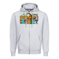 Heather Grey gods country Zipper Hoodie - AdoDesignShop