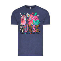 Vintage Denim nurse coffee scrubs rubber gloves Vintage Tee - texasbilliewilder