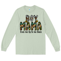 Matcha Boy Mama From Son Up To Son Down Long Sleeve Tee - CowhideDigitalArt