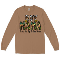 Toasted Coconut Boy Mama From Son Up To Son Down Long Sleeve Tee - CowhideDigitalArt