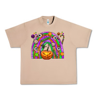 Burro Halloween Rainbow Urban Heavy Tee - texasbilliewilder