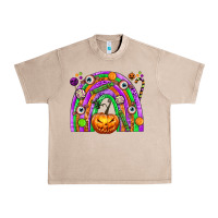 French Oak Halloween Rainbow Urban Heavy Tee - texasbilliewilder
