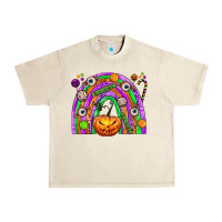 Sandshell Halloween Rainbow Urban Heavy Tee - texasbilliewilder