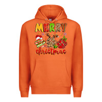 Carrot merry christmas paws Premium Hoodie - MaliasSmallBusiness