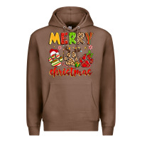 Chestnut merry christmas paws Premium Hoodie - MaliasSmallBusiness