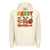 Sandshell merry christmas paws Premium Hoodie - MaliasSmallBusiness