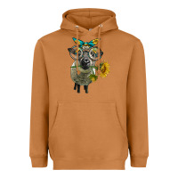 Meerkat cute hempshire sheep with eyeglasses Heavyweight Hoodie - LillyAllenDesigns