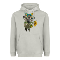 Moon Dust cute hempshire sheep with eyeglasses Heavyweight Hoodie - LillyAllenDesigns