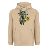 Mushroom cute hempshire sheep with eyeglasses Heavyweight Hoodie - LillyAllenDesigns