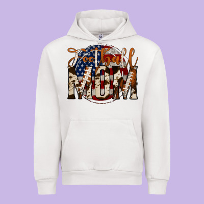 Football Mom Urban Hoodie Designed By Jasminsmagicworld
