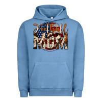 Pigment Pebble Blue football mom Urban Hoodie - Jasminsmagicworld