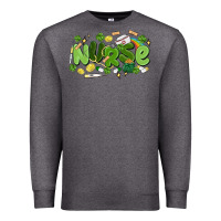 Charcoal Heather st.patrick's day nurse Premium Sweatshirt - MaliasSmallBusiness