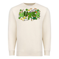 Sandshell st.patrick's day nurse Premium Sweatshirt - MaliasSmallBusiness