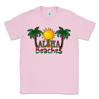 Bubblegum Pink aloha beaches Classic Tee - CowhideDigitalArt
