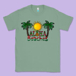 Aloha Beaches Classic Tee Designed By Cowhidedigitalart