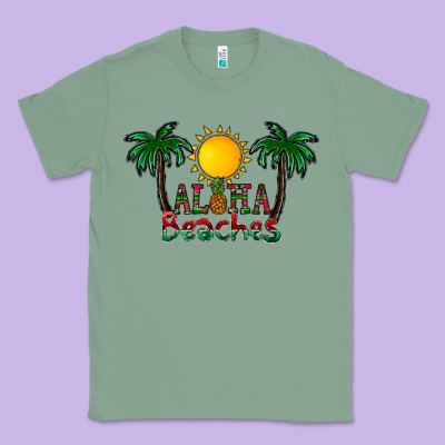 Aloha Beaches Classic Tee Designed By Cowhidedigitalart