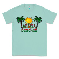 Seafoam aloha beaches Classic Tee - CowhideDigitalArt