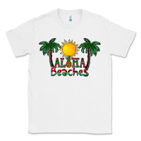 White aloha beaches Classic Tee - CowhideDigitalArt