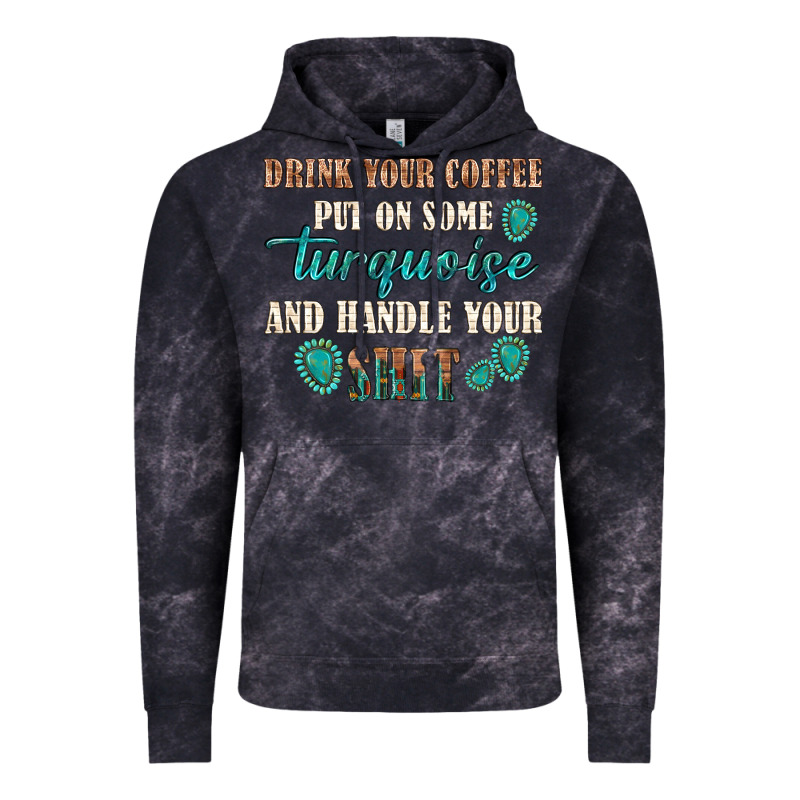 Drink Your Coffee And Handle Your Shit Vintage Hoodie by texasbilliewilder | Teevron