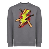 Storm softball lightning bolt Heavyweight Sweatshirt - Zillion Design Studio