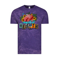Cloud Purple mental health Vintage Tee - texasbilliewilder
