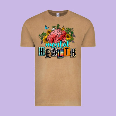Mental Health Vintage Tee Designed By Texasbilliewilder