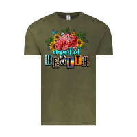 Vintage Olive mental health Vintage Tee - texasbilliewilder