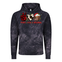 Cloud Black peace love christmas Vintage Hoodie - JahusDesignShop