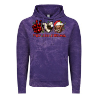 Cloud Purple peace love christmas Vintage Hoodie - JahusDesignShop