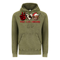 Vintage Olive peace love christmas Vintage Hoodie - JahusDesignShop
