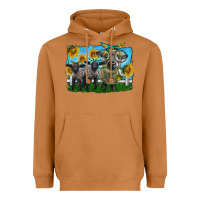 Meerkat cute hempshire sheep family Heavyweight Hoodie - LillyAllenDesigns