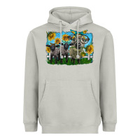 Moon Dust cute hempshire sheep family Heavyweight Hoodie - LillyAllenDesigns