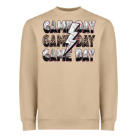 Mushroom game day game day volleyball lightning bolt Heavyweight Sweatshirt - Zillion Design Studio