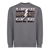 Storm game day game day volleyball lightning bolt Heavyweight Sweatshirt - Zillion Design Studio