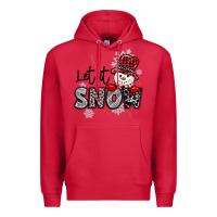 Cardinal let it snow sowman snowflake Premium Hoodie - MaliasSmallBusiness