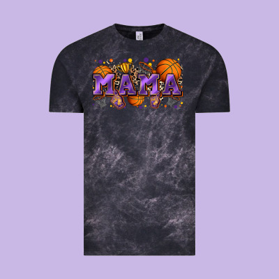 Mama Basketball Vintage Tee Designed By Zillion Design Studio