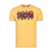 Vintage Mustard mama basketball Vintage Tee - Zillion Design Studio