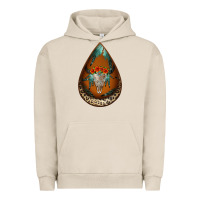 Pigment French Oak leopard bullskull teardrop earrings Urban Hoodie - Jasminsmagicworld