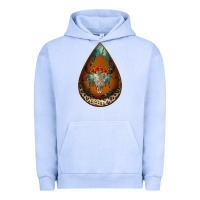 Pigment Grape Ice leopard bullskull teardrop earrings Urban Hoodie - Jasminsmagicworld