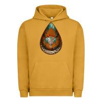 Pigment Peanut Butter leopard bullskull teardrop earrings Urban Hoodie - Jasminsmagicworld