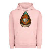 Pigment Salmon leopard bullskull teardrop earrings Urban Hoodie - Jasminsmagicworld