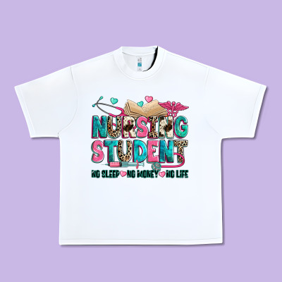 Nursing Student Urban Heavy Tee Designed By Zillion Design Studio