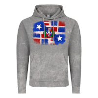 Cloud Rock dominican and puerto rico flag Vintage Hoodie - texasbilliewilder