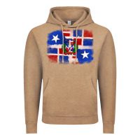 Vintage Coffee dominican and puerto rico flag Vintage Hoodie - texasbilliewilder