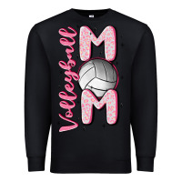 Black volleyball mom Premium Sweatshirt - MaliasSmallBusiness