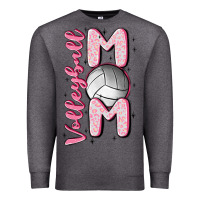Charcoal Heather volleyball mom Premium Sweatshirt - MaliasSmallBusiness